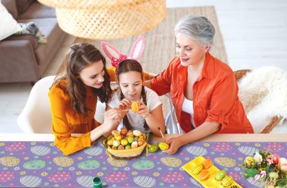 Pastel Easter Egg Table Runner - Image 4