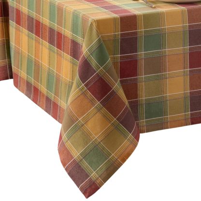 Pastoral Harvest Plaid Tablecloth - Image 2