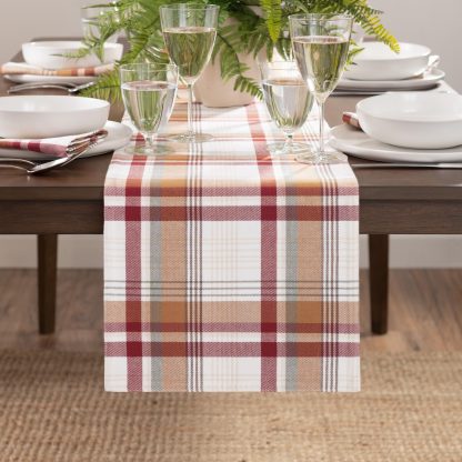 Pastoral autumn plaid tablecloth - Image 3