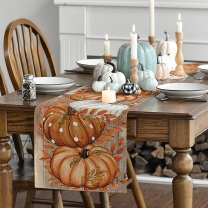 Pastoral autumn table runner - Image 3