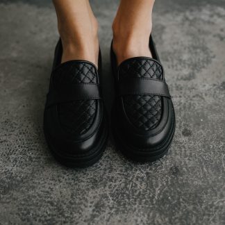 Quilted Penny Loafers