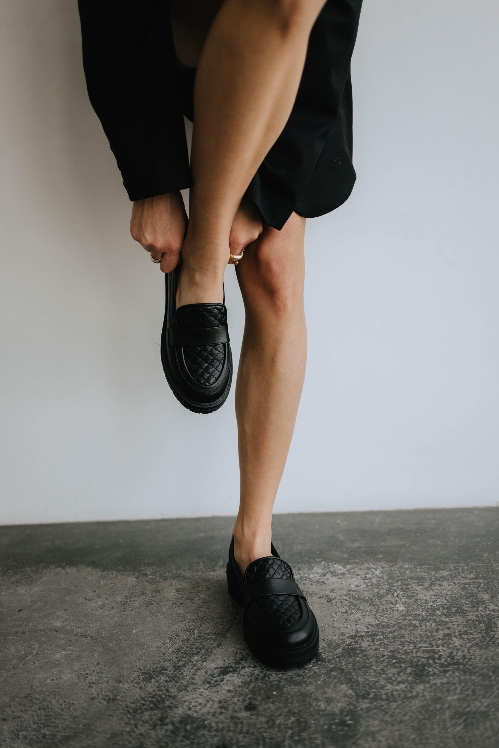 Quilted Penny Loafers - Image 6