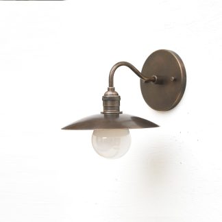 Slim dish shade and opal globe shade