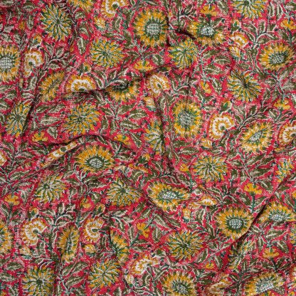 Ruby Garden Tassel Woven Throw Blanket - Image 6
