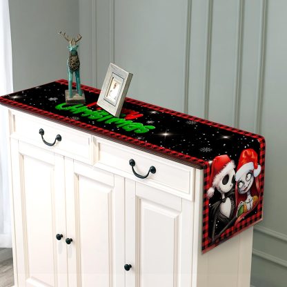 Spooky Christmas Couple Table Runner - Image 5
