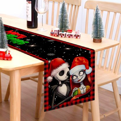 Spooky Christmas Couple Table Runner - Image 2