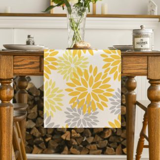 Sunburst Floral Table Runner