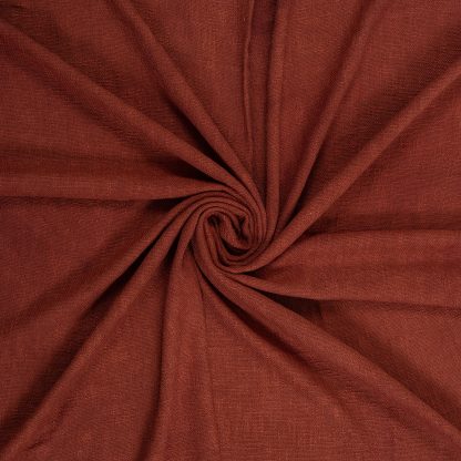 Terracotta Tassel Woven Throw Blanket - Image 4