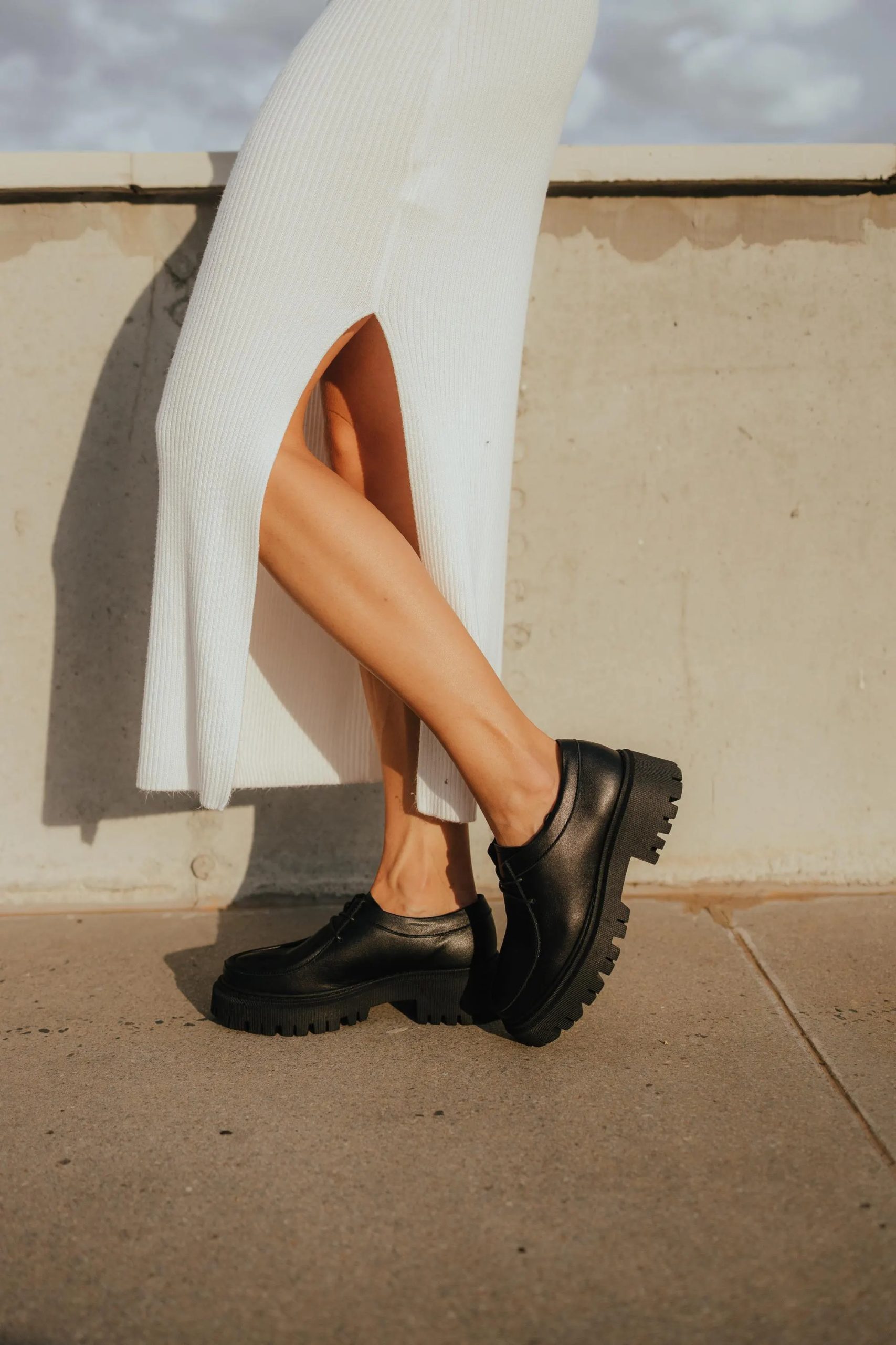 Thick-soled Derby Oxfords - Image 2