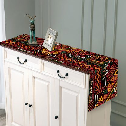 Tribal Geometric Table Runner - Image 4