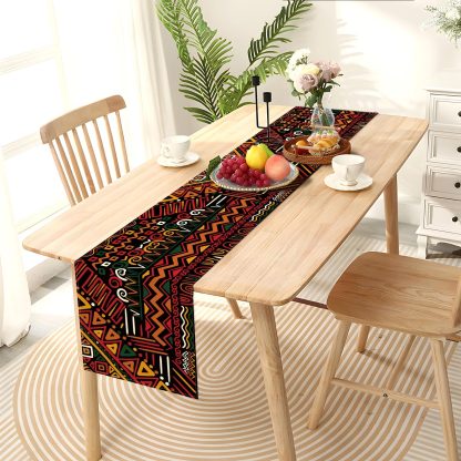 Tribal Geometric Table Runner - Image 3