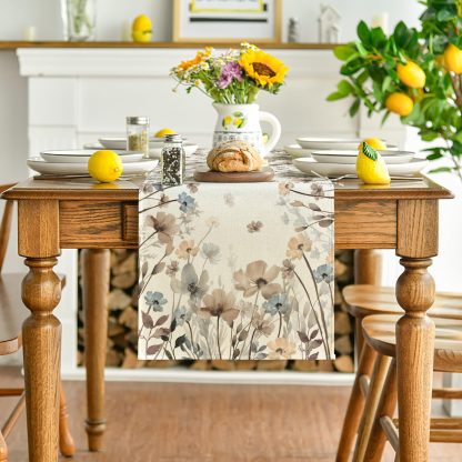 Whispering Meadow Floral Table Runner - Image 4