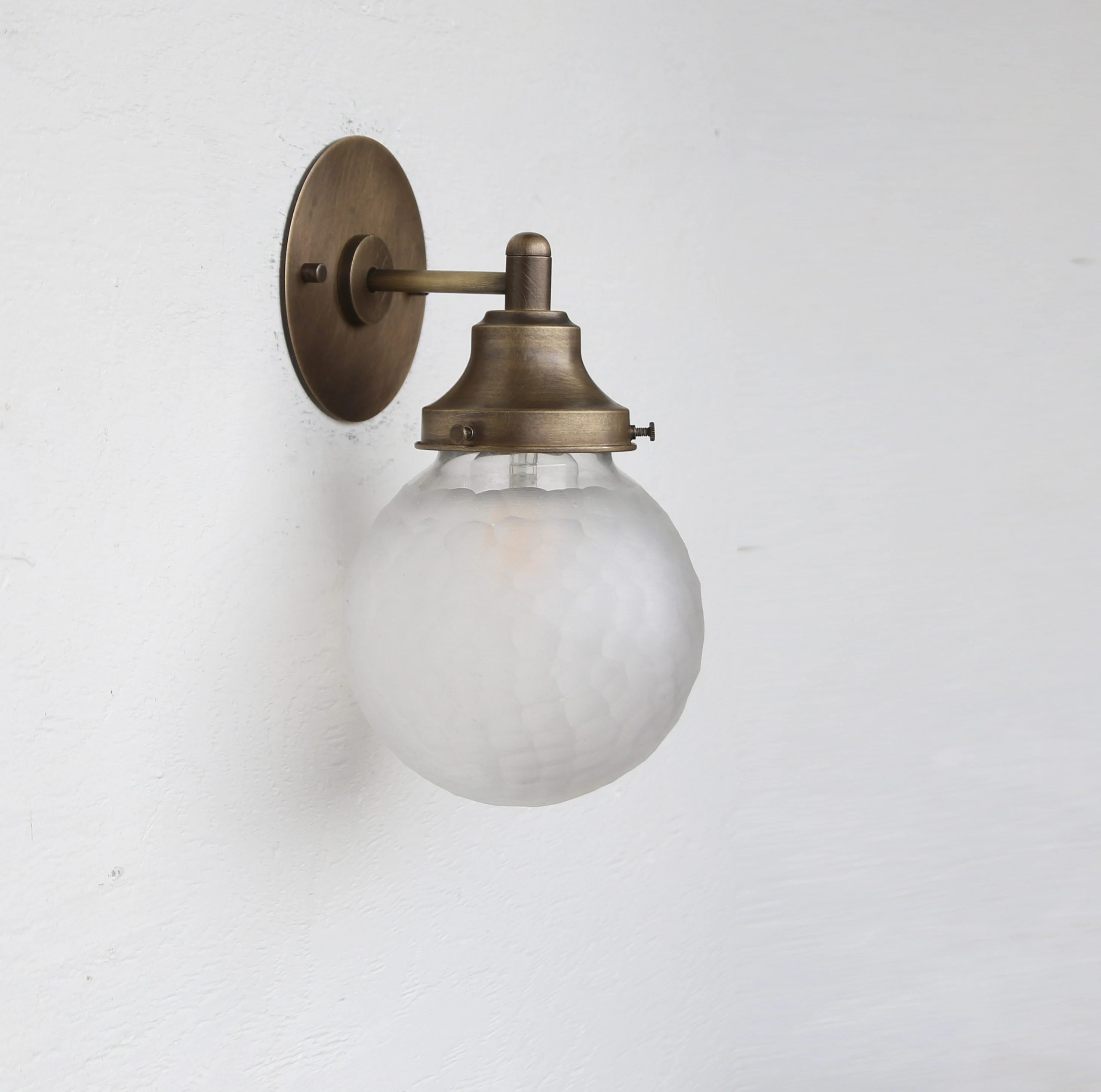 Retro lamp head and frosted spherical wall lamp - Image 3