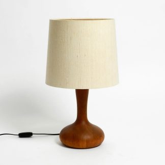 Rotating Wood Table Lamp