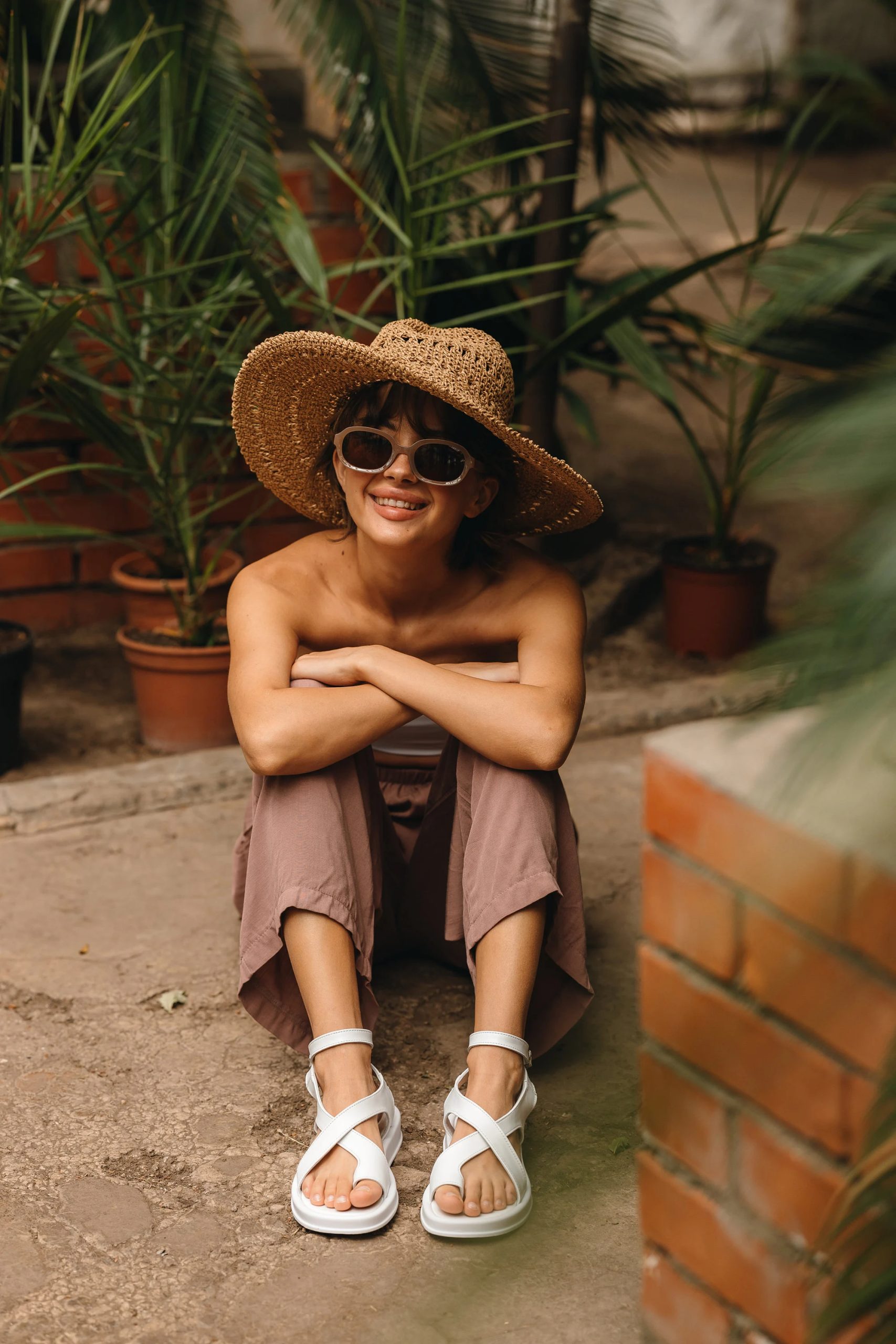 toe ring cross sandals - Image 2