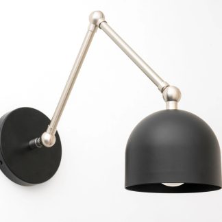 Adjustable dome wall lamp