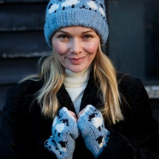 Polar Starry Sky Pom-Pom Knitted Hat