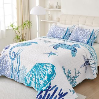 Coastal Reef Three-Piece Bedding Set