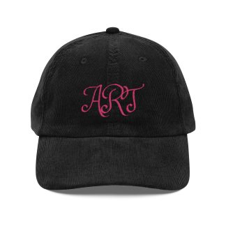 Corduroy ART Embroidered Baseball Cap