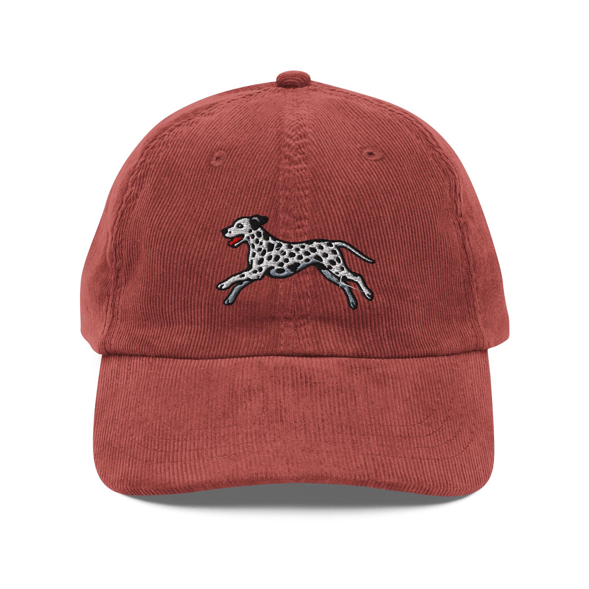 Corduroy Dalmatian embroidered baseball cap - Image 6