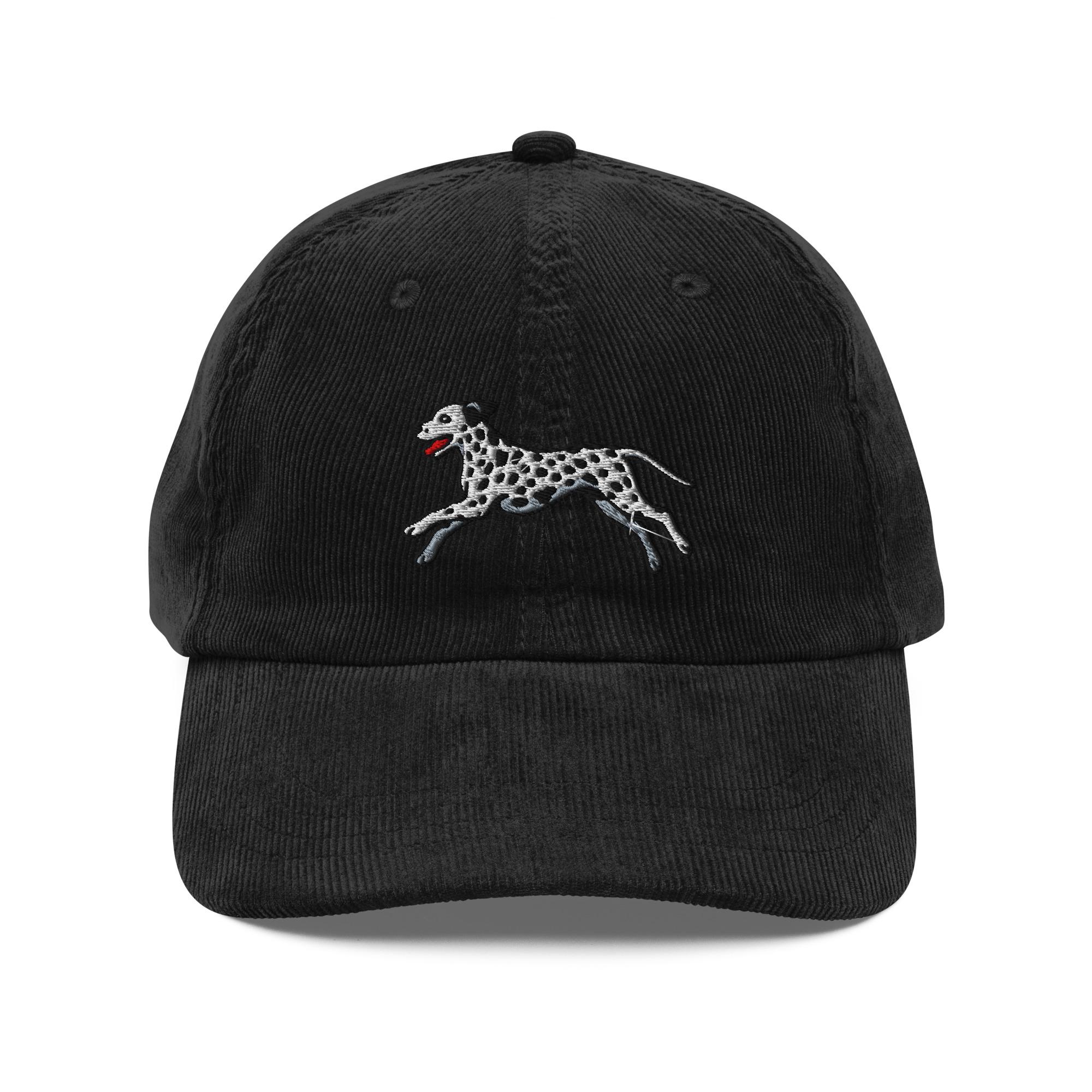 Corduroy Dalmatian embroidered baseball cap - Image 2