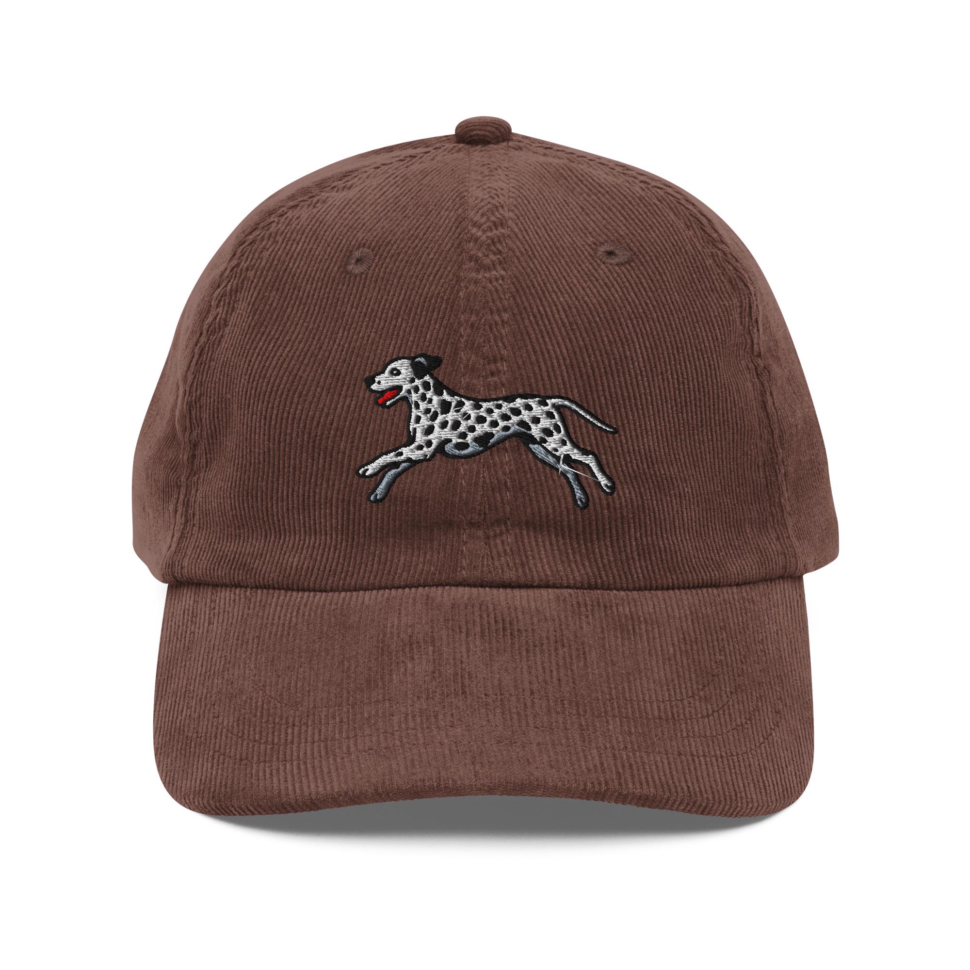 Corduroy Dalmatian embroidered baseball cap - Image 8