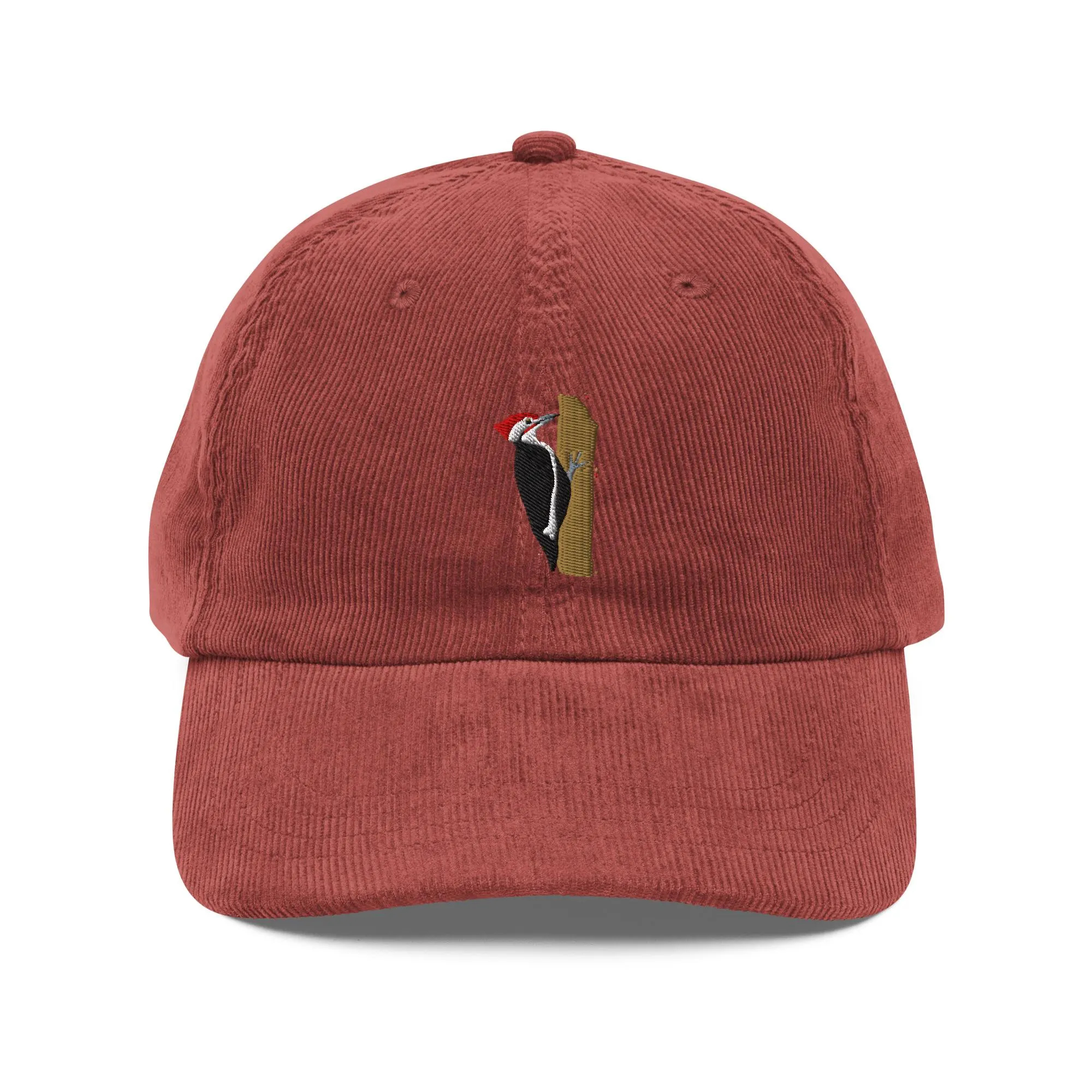 Corduroy Woodpecker Embroidered Hat - Image 5