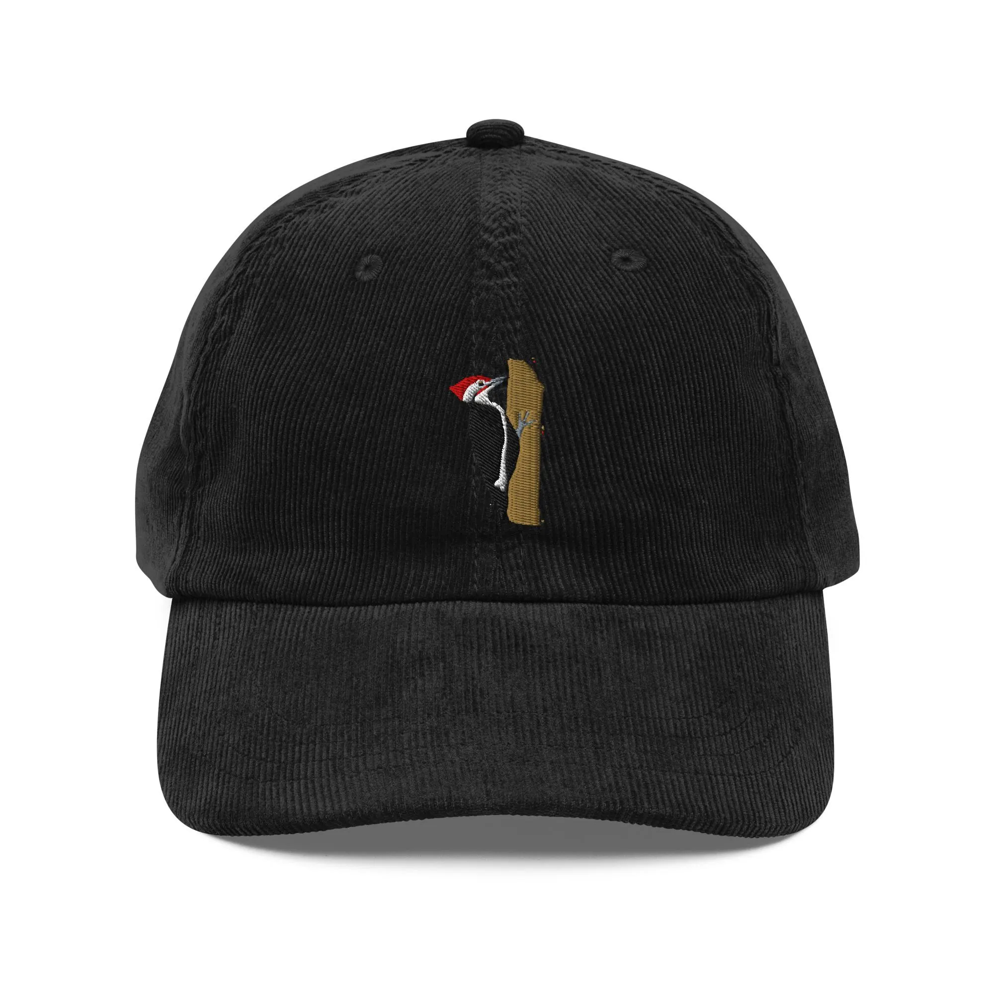 Corduroy Woodpecker Embroidered Hat - Image 4