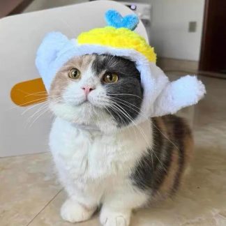 Cute cartoon cat headband with over-ear style