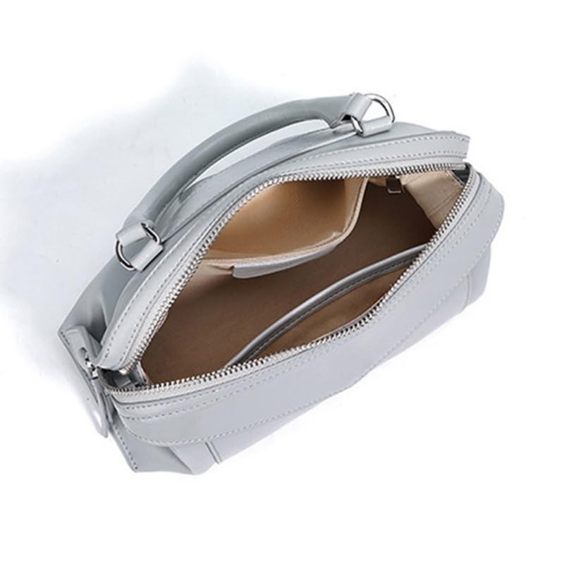 Cloud gray angled top tote bag - Image 4