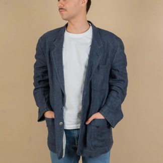 Textured casual suit jacket