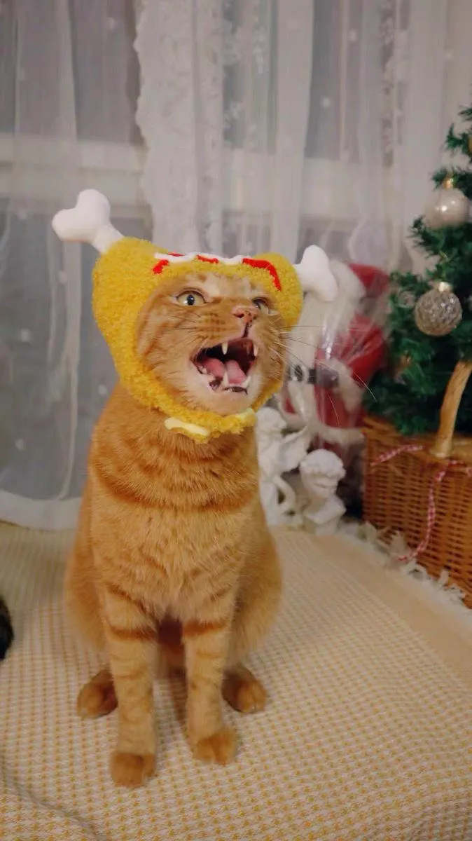 Hot dog shaped cat plush headband - Image 4