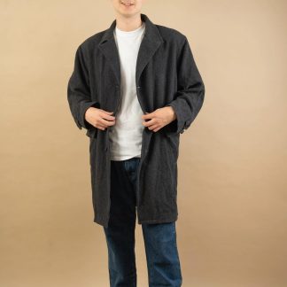 Textured polka dot car coat