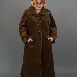 Long corduroy coat