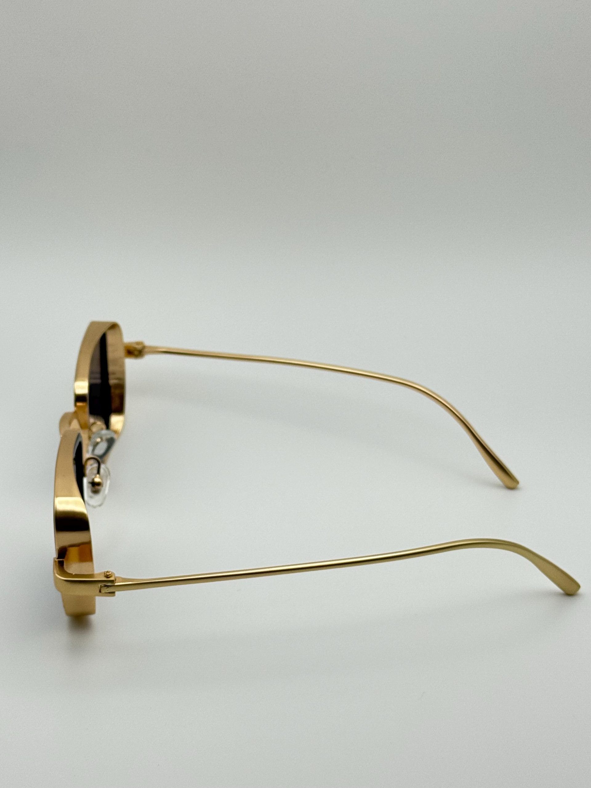 Luxury slim-framed square sunglasses - Image 3