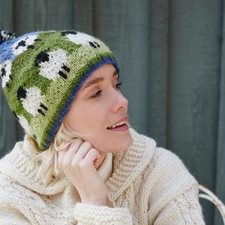Sheep Meadow Knitted Hat
