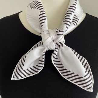 Minimalist Twill Silk Square Scarf