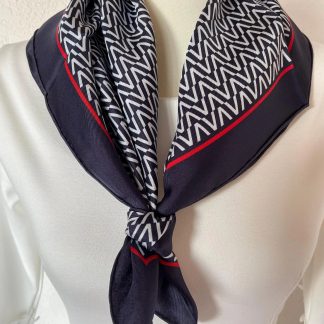 Minimalist geometric textured handkerchief