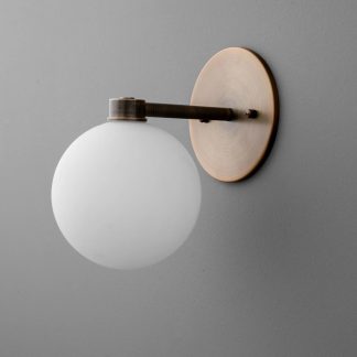 Opal Spherical Wall Lamp