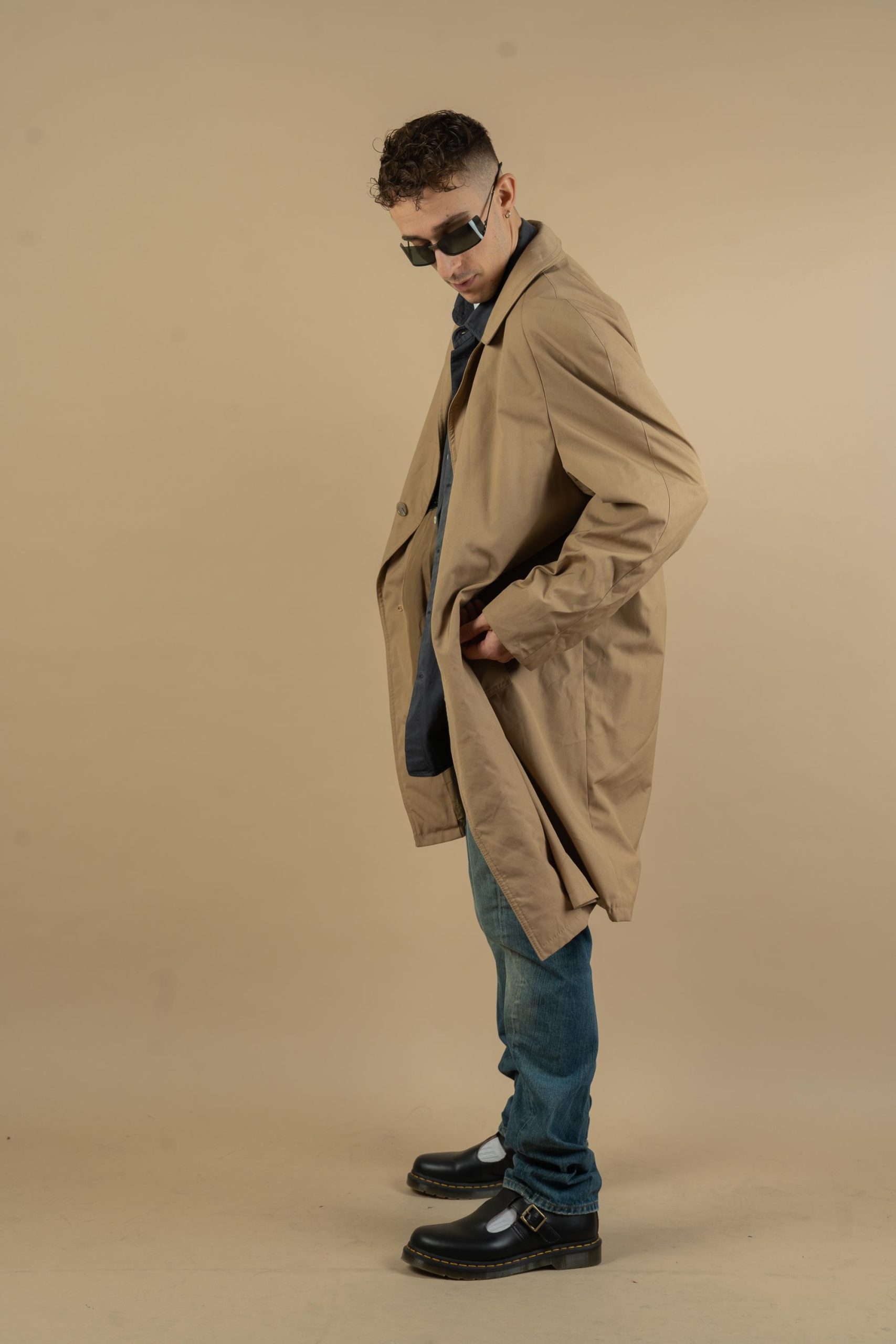 Khaki classic trench coat - Image 5