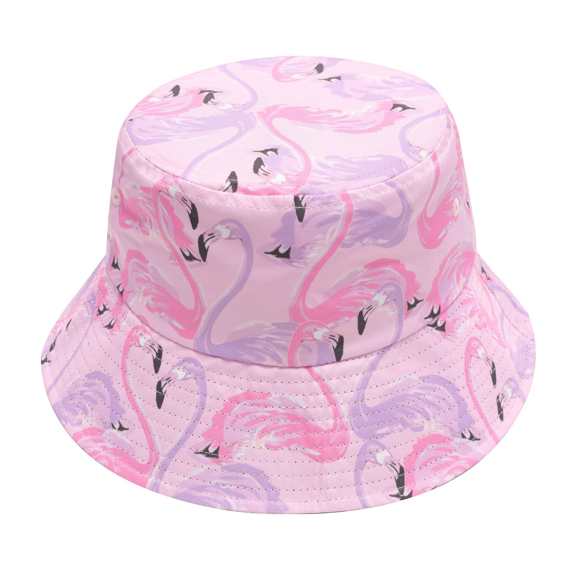 Pastel Flamingo Print Fisherman's Hat - Image 3