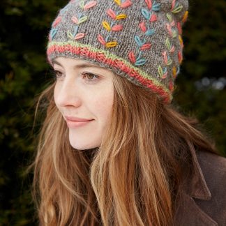 Grassland Knitted Pom-Pom Hat