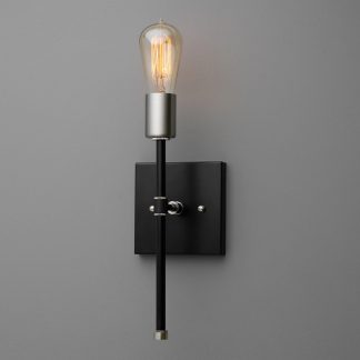 Slim pole wall lamp