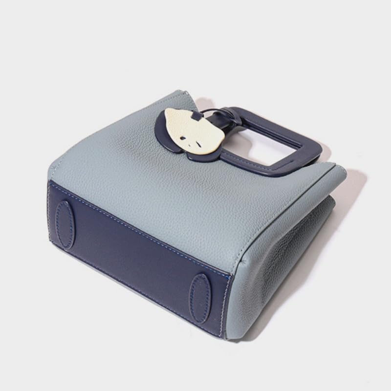 Ice Blue Mini Tote Bag - Image 6