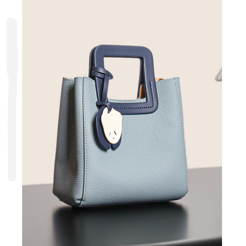 Ice Blue Mini Tote Bag