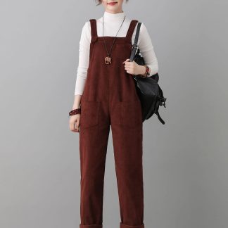 Women's Corduroy Jumpsuit