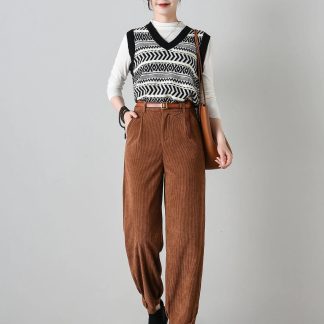 Women's Corduroy Tapered Pants
