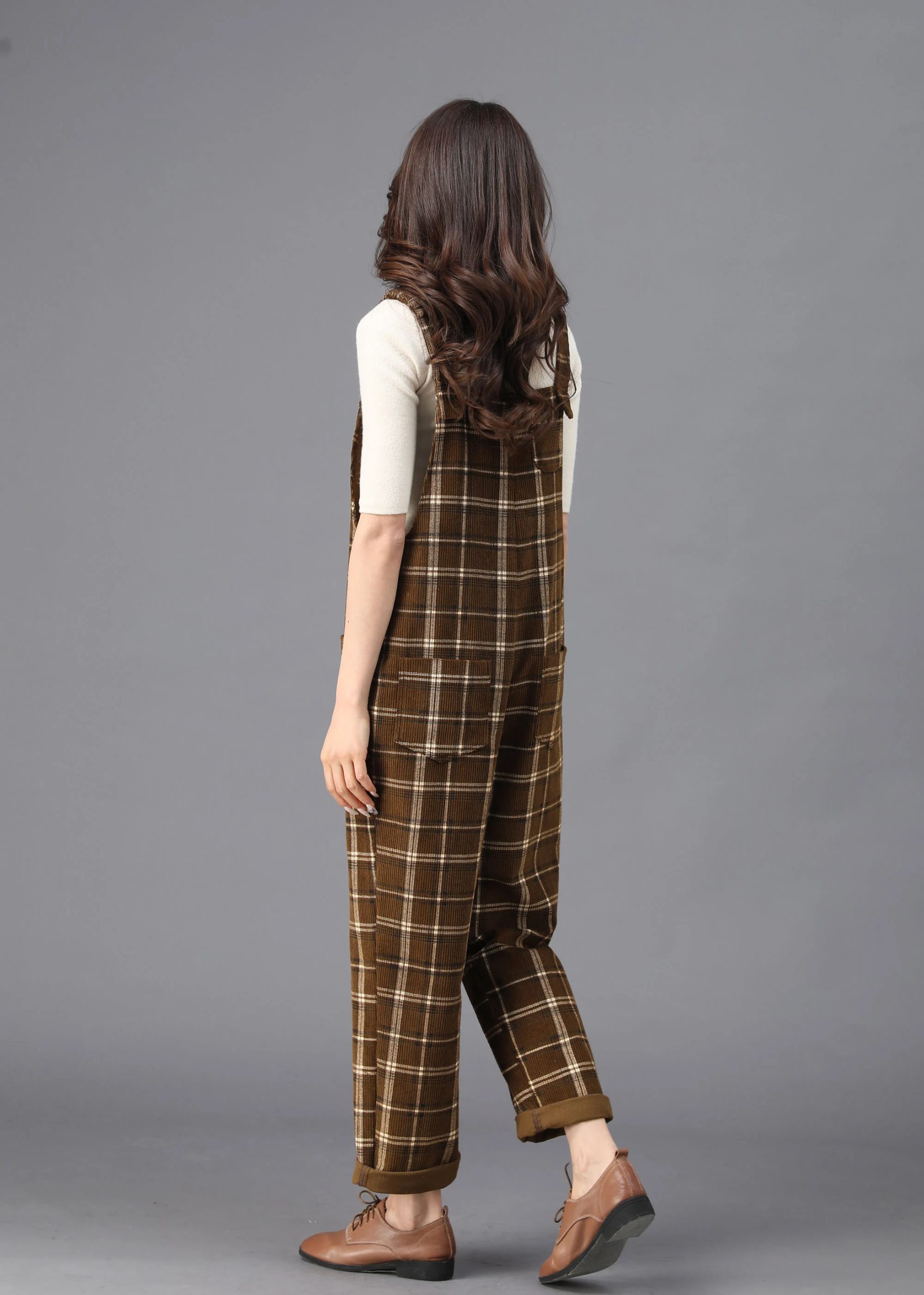 Women's plaid jumpsuit - Image 6