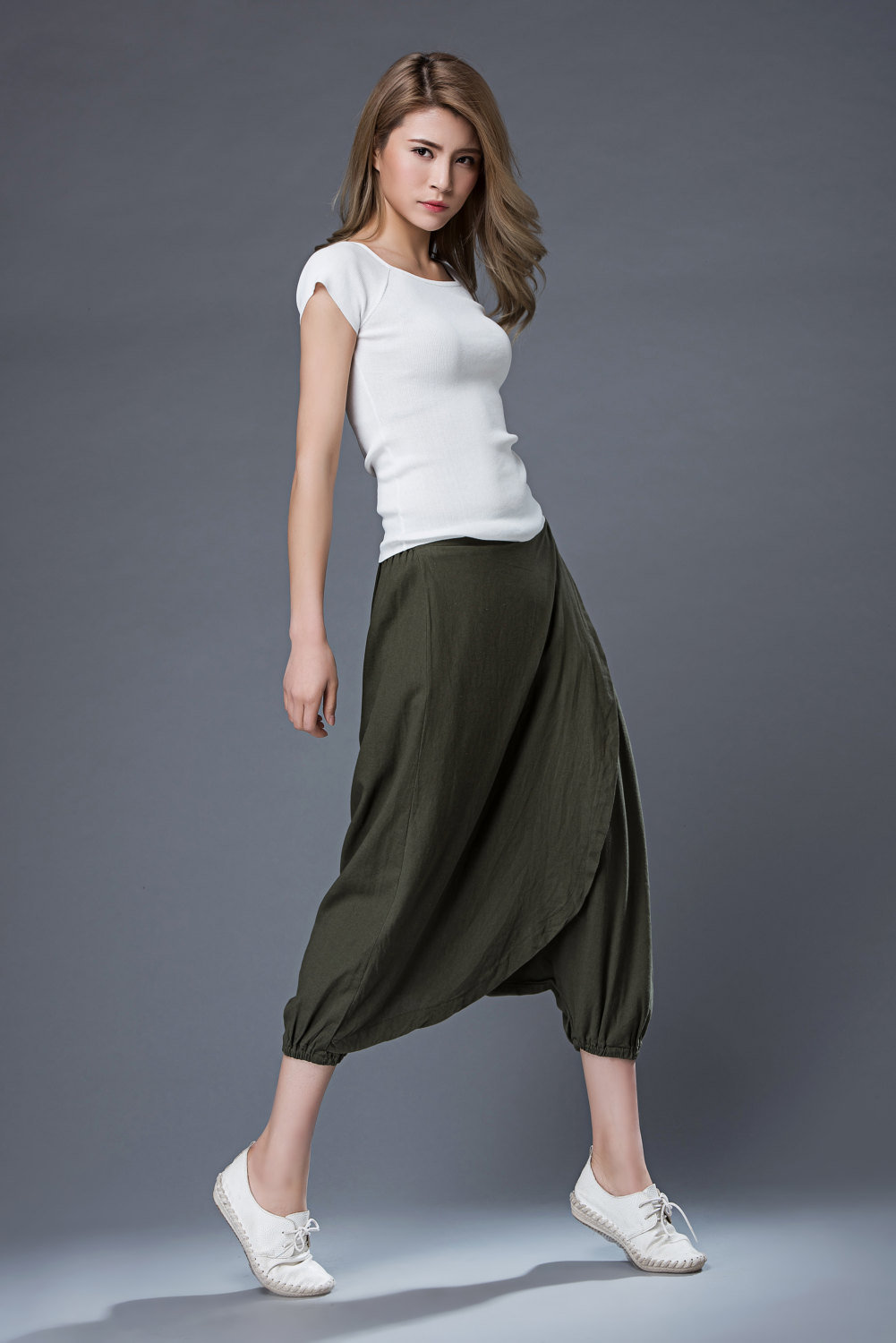 Women's wrap-around harem pants - Image 6