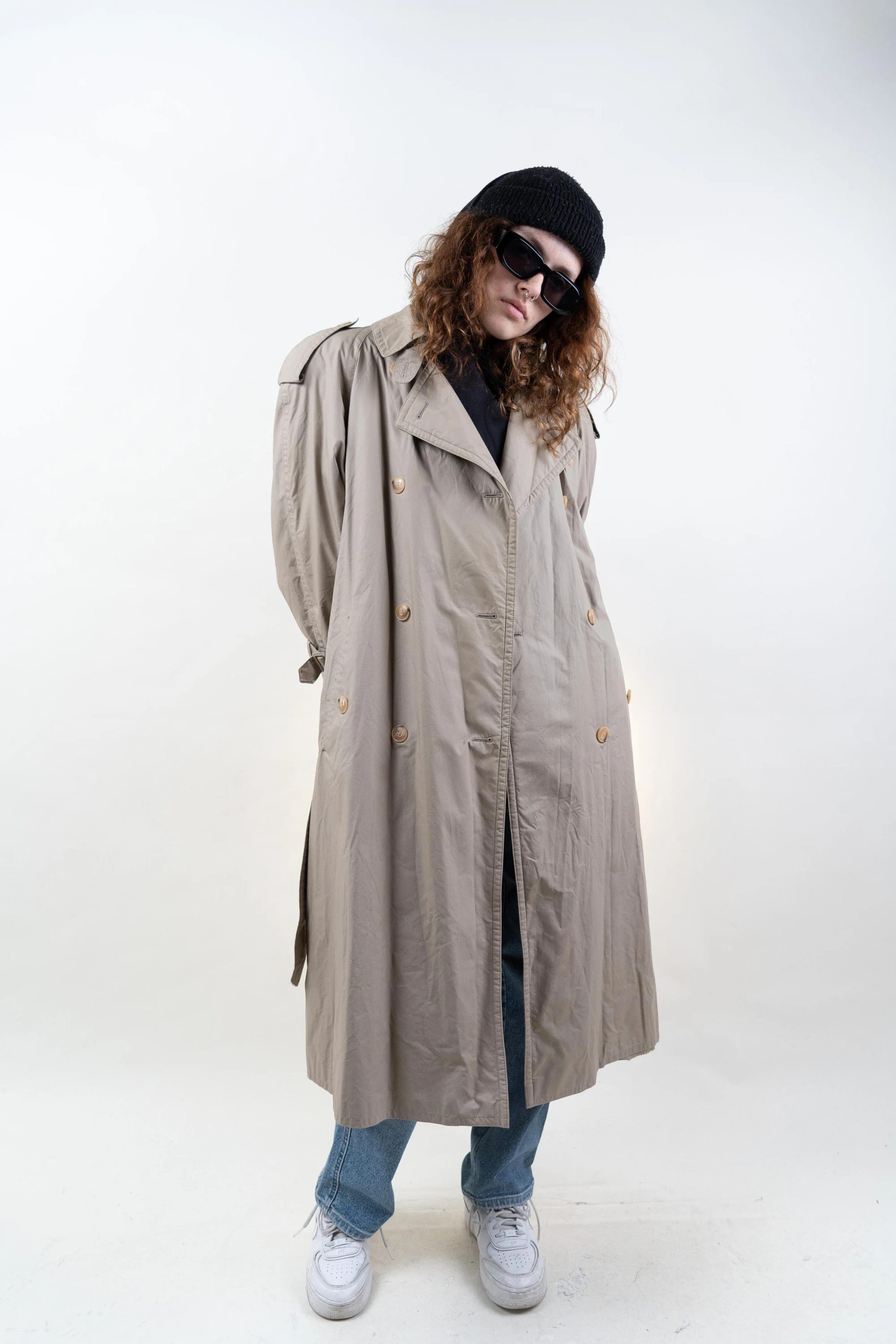 Double-breasted trench coat - Image 7